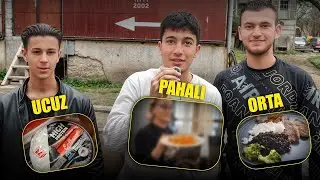 Ucuz orta pahalı sporcu yemekleri (Bulgaristan, kırcaali)