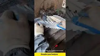 Flower and leaf forging #automobile