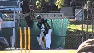 Clarke bowled over by the kids