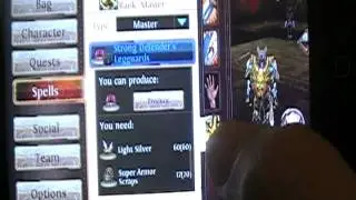 Crafting Rune Gear in Order And Chaos Online