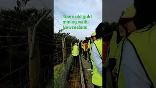 Tour old gold mining waihi Newzealand
