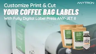 Customize Print & Cut Your Coffee Bag Labels