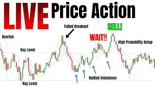 LIVE SCALP TRADING With Price Action - Identify Bullish Trap Setup