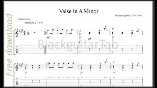 Guitar Classic: Valse In A Major - Dionisio Aguado