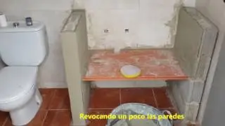 LAVABO rustico COMO HACER...🚽🧻🚿