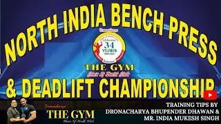 North India DeadLift and Bench press championship 2023
