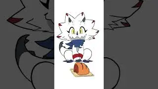 Gammamon Devours Stuffed Breads Animation Loop