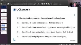 4. Mehdi Azaiez, L’eschatologie coranique : enjeux, présupposés et limites de méthodes de lecture