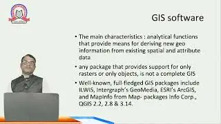 Data Processing & Management| Principles of Geographic Information System| TYIT - Sem 6|
