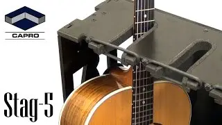 Capro Flight Case Multi Guitar Stand for 5 Guitars