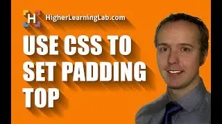 How To Use CSS padding-top