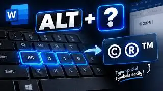 A to Z MS Word Shortcut Tricks & Symbol Codes | Complete Guide