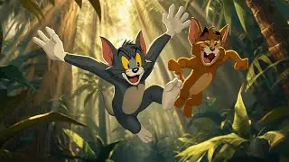 Tom and Jerry Jungle Adventure 🐱🐭 | Funny English Poem for Kids | Cartoon Rhymes