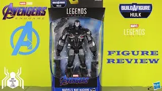 Marvel Legends WAR MACHINE Avengers Endgame Wave 2 Hulk BAF Figure Review