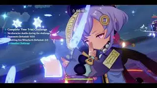 Diluc, Mona team Phantom Flow Extreme level Gameplay Genshin Impact
