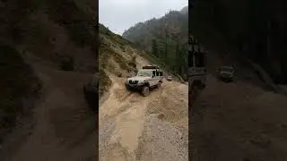 Mahindra bolero 4x4 landslided mountain road Nepal #shortsfeed #shorts #viral #youtubeshorts #short