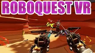 A PERFECT VR Roguelite Adaptation From Flat Screen To VR  - Roboquest VR