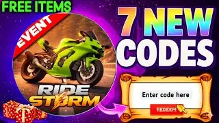 *SECRET UPDATE!* | Ride Storm CODES 2026 (ROBLOX Ride Storm)