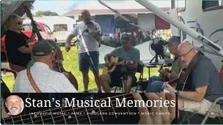 Faded Love - Campground Neighbors Sing Together #GalaxFiddle #BlueGrassMusic