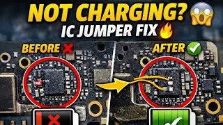 Poco C3 Not Charging Problem Solve | Charging IC Jumper Easy Method ⚡