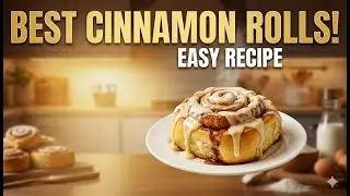Traditional European Cinnamon Rolls, Soft & Fluffy Bakery-Style Recipe #bakingrecipe #dessertlover