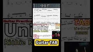 Richie Kotzen / Unity Guitar TAB BPM152 #richiekotzen  #unity #guitar