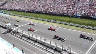 Largada - GP Hungria 2010 - Formula 1