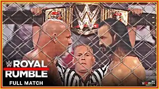 FULL MATCH - Drew Mcintyre vs. Goldberg - WWE Title Steel Cage Match - Royal Rumble 2021