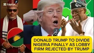 US AGREED WITH TRUMP TO DIVIDE NIG INTO THRESS  AS TINUBU $9MILLION LOBBY REJECTED BY TRUMP TERM🔥🔥