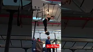 2x +8.75kg & 2x +7.5kg Strict Ring Muscle Up