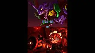 EVA-01 (Evangelion) vs J #evangelion #murderdrones | Evangelion vs Murder Drones