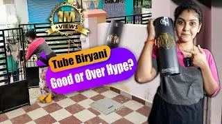 Tube Biryani Is Really Good Or Over Hype? | 1st Time Food Review | Hema's Diary