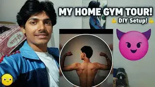 Ghar Ke Bane Dumbbells Aur Gym Setup | Desi Fitness💪🏻