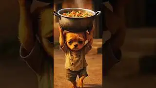 poor dog life😭 #animals #cartoon #kidsvideo #animation