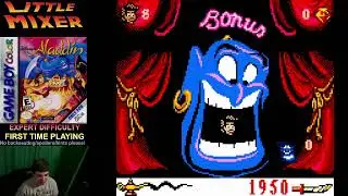 First time playing ALADDIN - Expert Difficulty - Game Boy Color - Trash game