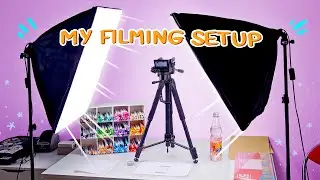 HOW I film ART videos 🎨 my CAMERA setup · EASY & CHEAP ✨