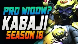 KABAJI TOP 500 WIDOW | TRACER! [ OVERWATCH SEASON 18 TOP 500 ]