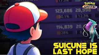 SUICUNE BECOMES MY LAST HOPE FOR RANK PUSH 🥺 | POKEMON UNITE