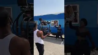 Freefly Movi Pro Gimbal Red Dragon X 6k Aputure 600d Pro Train Station Scene Accra Ghana. #shorts