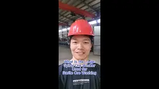 What is the Large Spiral Ore Washer Used for Barite Ore Washing