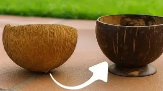 Coconut Shell Tea Mug Making – Unexpected Result! 😲🔥