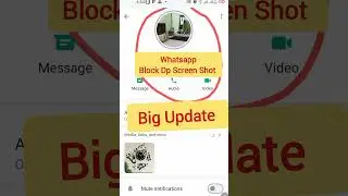 Block Screen shot Dp Whatsapp | Whatsapp block profile photo screen shot 2024