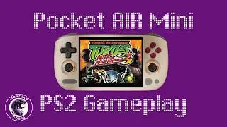 Игровой процесс на AYANEO Pocket AIR Mini PS2 &ndash; TMNT 3: Mutant Nightmare