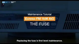 Maintenance Video for the Ecreso FM AiO Series transmitter: FUSE