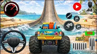Monster Stunts Truck Master: Impossible Tracks & Crazy Flips Mobil Android GamePlay