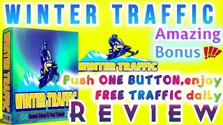 Winter Traffic Review | Push ONE BUTTON and enjoy FREE TRAFFIC daily | #winter_traffic