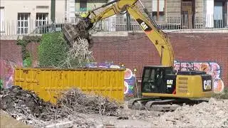 Excavator CAT 320E load containder