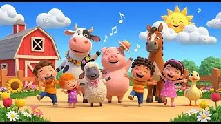 Farm Friends Sing Along for Kids | Animal Songs, Nursery Rhymes & Baby Songs 🐮🐷🎶👶