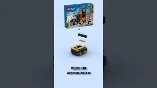 💥MICRO CAR💥 Insane LEGO CITY 60404 Alternate Build 8