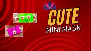 how to make mini mask |how to make small mask #miniture #viralvideo